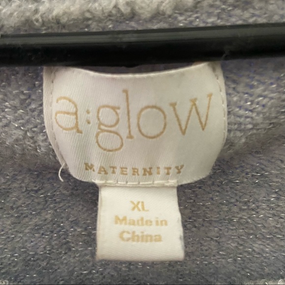 “Mama” llama fuzzy maternity sweater Size XL - Picture 4 of 11